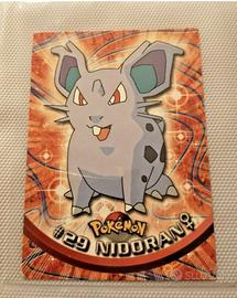 #29 NIDORAN FEMMINA Card Pokemon TV Animatio Topps