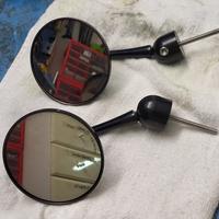 COPPIAspecchio bar end Highsider Classic nero omol