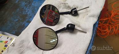 COPPIAspecchio bar end Highsider Classic nero omol