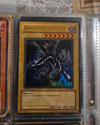 Carte yugioh- ingranaggio- bambolaombra- drago bia