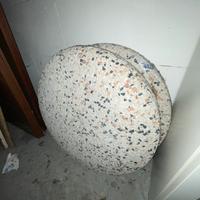 Basi  ombrellone in cemento, Tonde