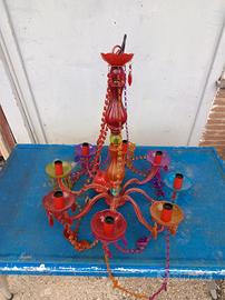 Lampadario colorato 