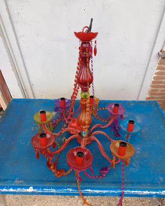 Lampadario colorato 