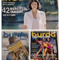 N.3 RIVISTE CARNEVALE /MODA CUCITO/MAGLIA 