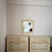 Set 2 cassettiere stile classico + specchio