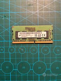 Modulo RAM DDR4 SODIMM 4GB Micron