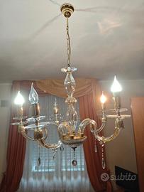 lampadario+ coppia di abajour 