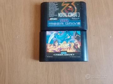 Mortal Kombat 3+Aladdin Mega Drive(Solo Cartucce)