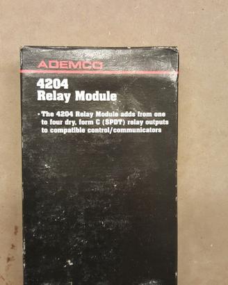 Modulo relè Ademco 4204 NUOVO x allarme