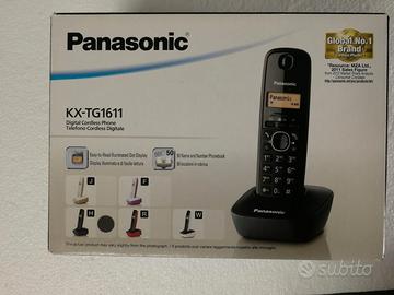 Panasonic KX-TG1611 Cordless KXTG1611 Nero boxed