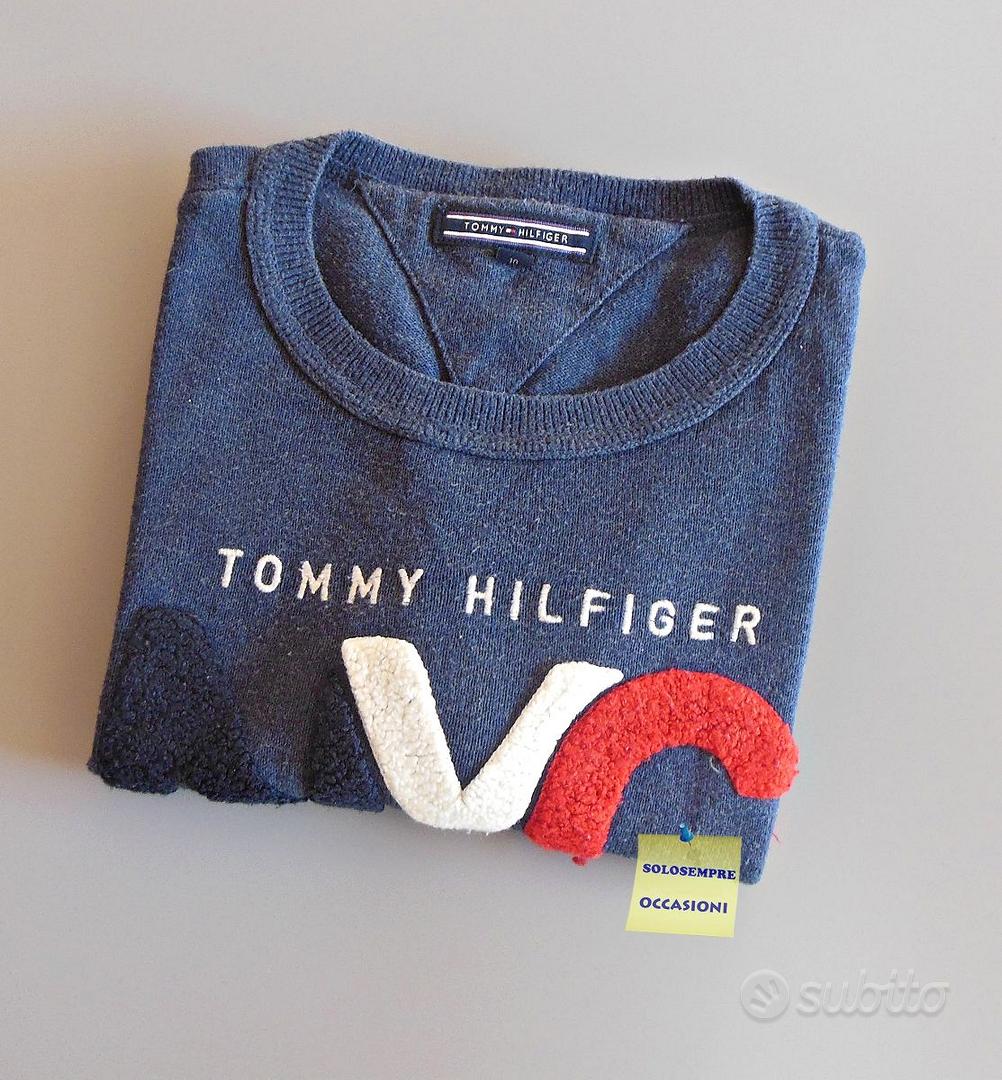 Maglioncino blu Tommy Hilfiger Bambino 10 anni Tutto per i bambini In vendita a Rieti