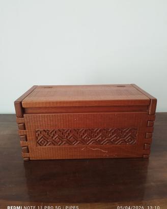 Cofanetto in legno Artesanos Don Bosco Perù — Cofr