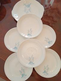 Servizio piatti in porcellana da 6