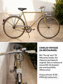 Bici da corsa 28 Bianchi Touring - cambio rotto