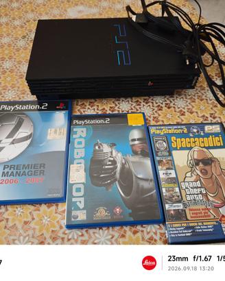 PlayStation 2 completa di cavi + giochi