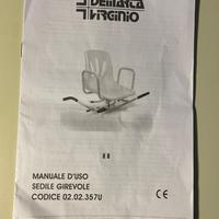 Sedile girevole per vasca Demarta Virginio