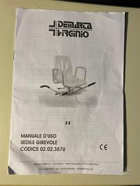 Sedile girevole per vasca Demarta Virginio