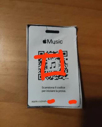 4 mesi Apple music (x2 buoni)