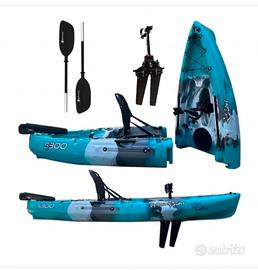 kayak da pesca divisibile