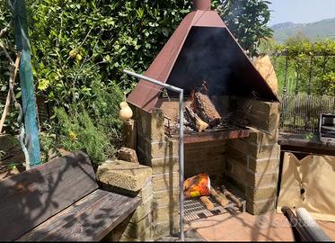 Porta caciotta impiccato girevole e trasportabile