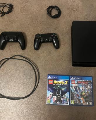 Ps4 con 2 giochi+ accessori