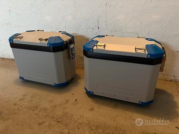 Coppia valigie alluminio Bmw R 1250 Gs