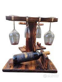 Cantinetta portabottiglia e calici sospesi