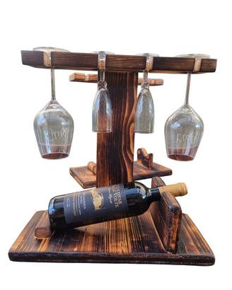 Cantinetta portabottiglia e calici sospesi