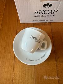 Servizio da bar di 6 tazzine + piattini