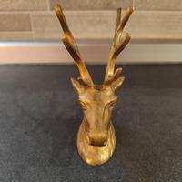 Cervo in ottone vintage 270g anni 60/70