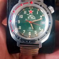 Raro Orologio Vostok KOMANDIRSKIE russo anni 80/90