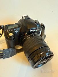 Nikon F75 e zoom Nikkor 70-300 pari al nuovo