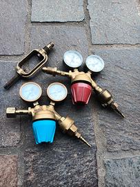 manometri per bombole ossigeno e acetilene Sio