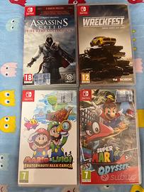Giochi nintendo swhich usati poco e tenuti bene