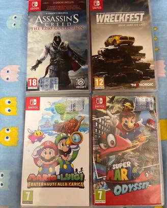Giochi nintendo swhich usati poco e tenuti bene