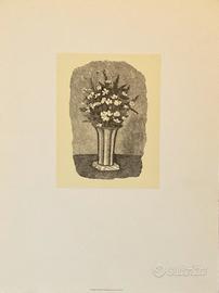 Giorgio Morandi - Litografia con timbro a secco
