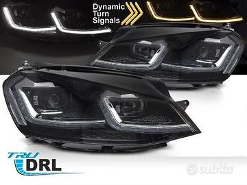 FARI ANTERIORI VW GOLF 7 13-17 LED RESTYLING LOOK 