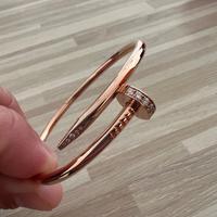 Bracciale Chiodo Cartier / oro rosa diamanti