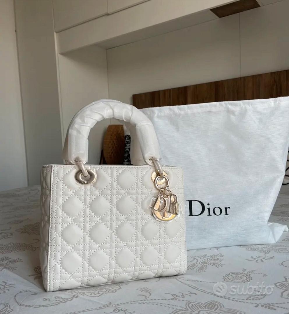 Borsa bianca sale dior