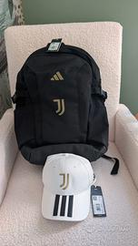 Zaino e Cappellino Juve 2026/2027 con cartellino 