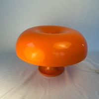Lampada Nesso Artemide arancione vintage