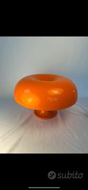 Lampada Nesso Artemide arancione vintage