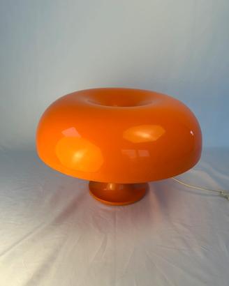 Lampada Nesso Artemide arancione vintage