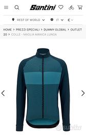 maglia maniche lunghe santini