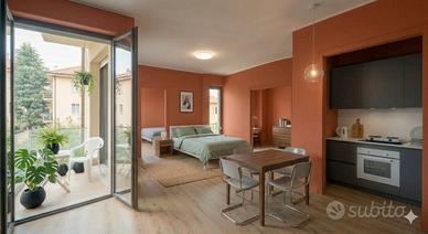 CASSIA / MONOLOCALE con GIARDINO PRIVATO