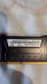 Ram DDR4 8gB Corsair Vengeance