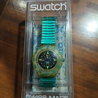 Orologio Swatch scuba mint drops sdk108 