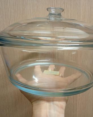casseruola Pyrex con coperchio 