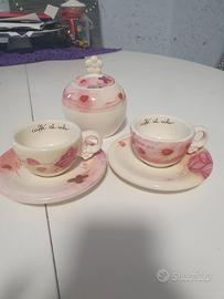 Coppia tazzine e zuccheriera Thun