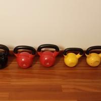 Set kettlebell vinile 